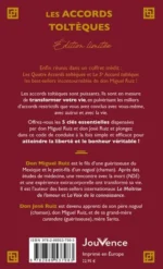 verso Les accords toltèques édition limitée de Don Miguel Ruiz