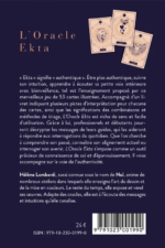 verso L’oracle Ekta, coffret, de Hélène Lombardi