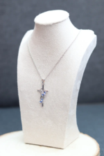 CROIX STRASS BLEUS 2