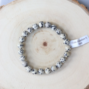 JASPE DALMATIEN 8 MM