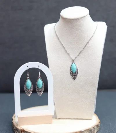 PARURE AZURA PENDENTIF + BO