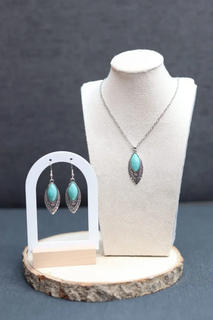 PARURE AZURA PENDENTIF + BO