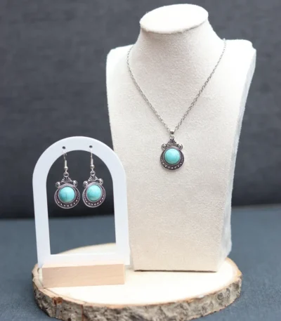 PARURE SELENE PENDENTIF + BO