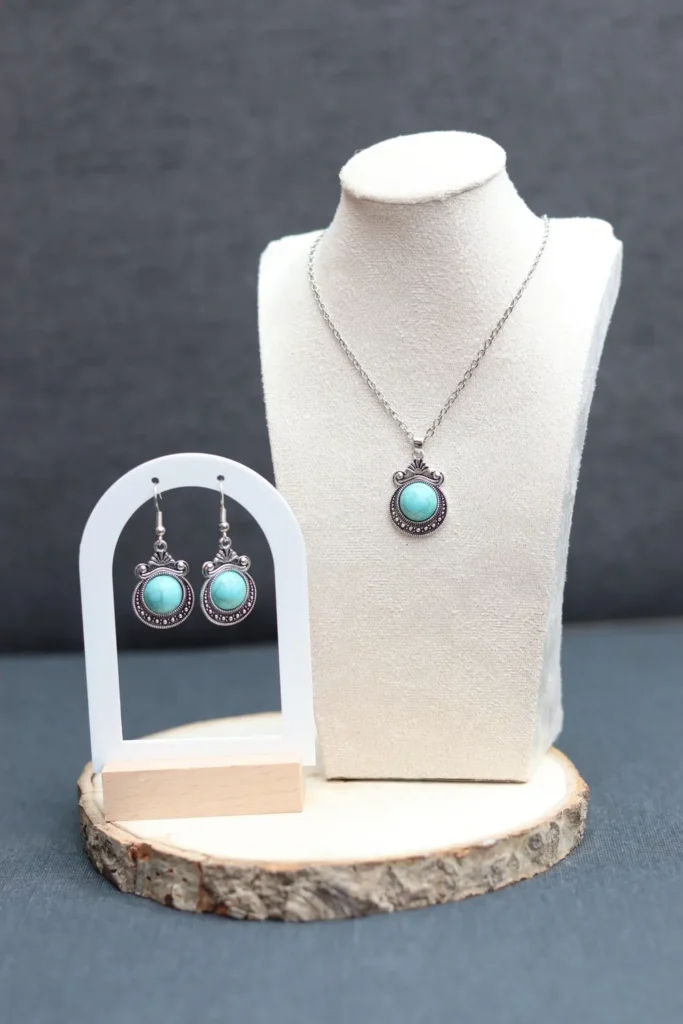 PARURE SELENE PENDENTIF + BO