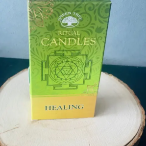 bougies vertes healing