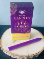 bougies violettes transformation