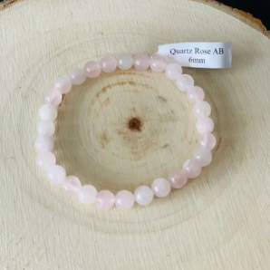 quartz rose 6 mm