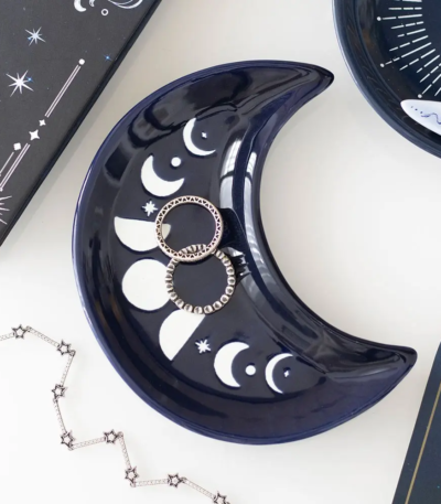 coupelle bleue croissant lune