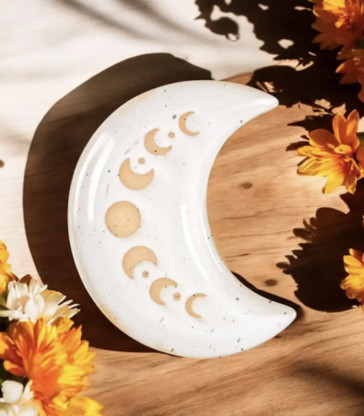 croissant lune en grès