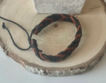 BRACELET CUIR HOMME MARRON ET NOIR